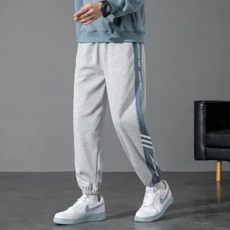 初高中学生12春秋长裤13大童棉感裤子14岁男孩运动裤15青少年卫裤商品大图