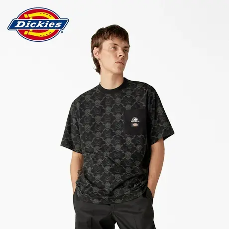 Dickiesx LURKING CLASS联名款 秋冬满身印花休闲短袖T恤图片