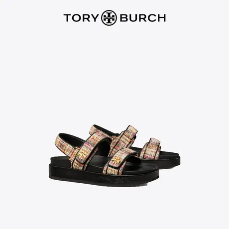 【限时折扣】TORY BURCH 汤丽柏琦 KIRA带扣平底凉鞋 150301商品大图