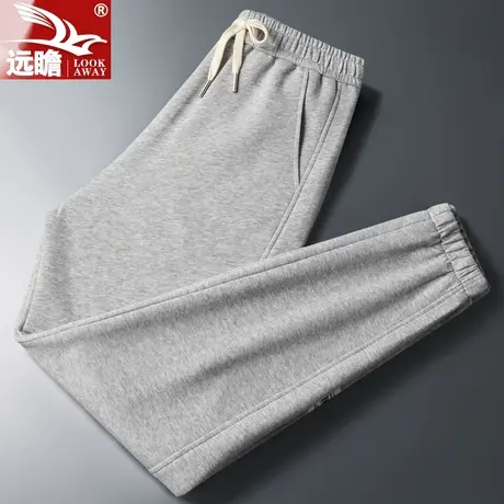男士休闲裤男春秋款宽松纯棉运动裤2023秋季新款束脚卫裤工装裤子商品大图