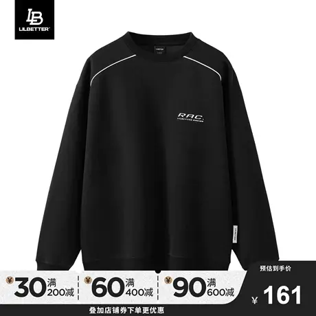 Lilbetter卫衣男2024春秋新款衣服宽松圆领上衣美式cityboy外套潮商品大图