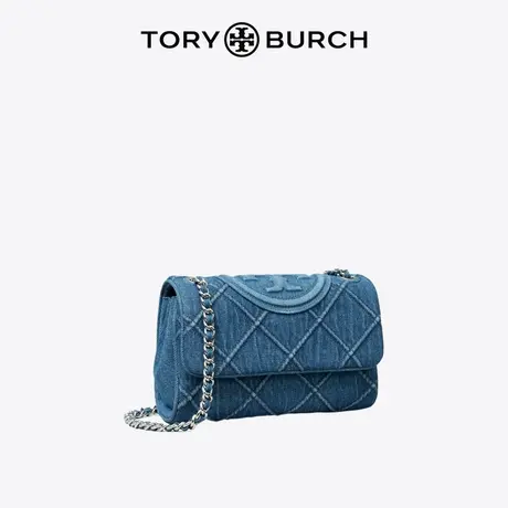 【12期免息】TORY BURCH 汤丽柏琦 FLEMING小号丹宁单肩包 154739商品大图