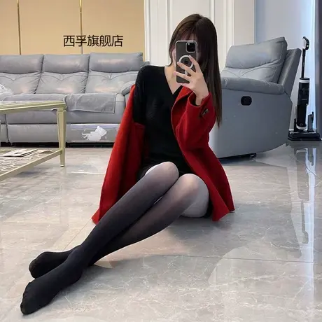 渐变色黑丝袜性感辣妹潮搭ins潮流达人超薄丝袜打底裤袜子女夏季商品大图