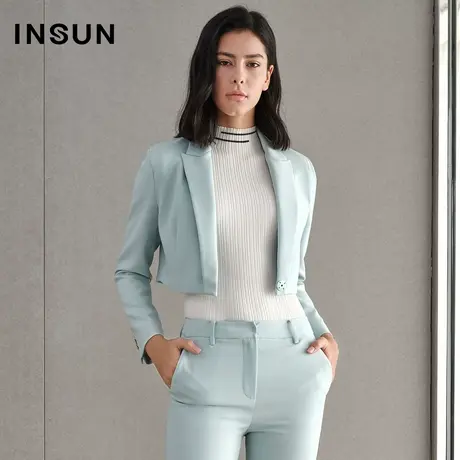 恩裳春季温柔清新小西装外套图片