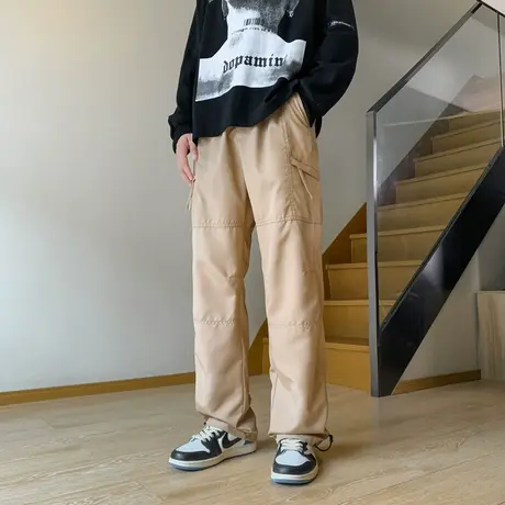 NASA联名美式工装裤男夏季薄款宽松运动休闲潮牌户外速干冲锋裤子商品大图