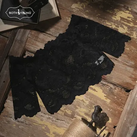 宝诗嫣性感蕾丝睡衣少女法式透明薄纱性惑内衣夏季女家居服套装商品大图