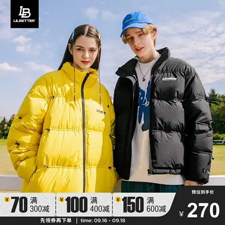 Lilbetter小熊情侣羽绒服保暖羽绒衣潮牌日系防寒服新款冬季外套图片