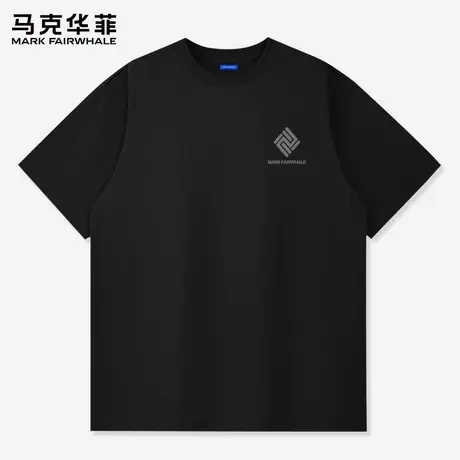 【重磅纯棉】马克华菲美式短袖T恤男2025新款ins潮牌男装半袖夏X商品大图