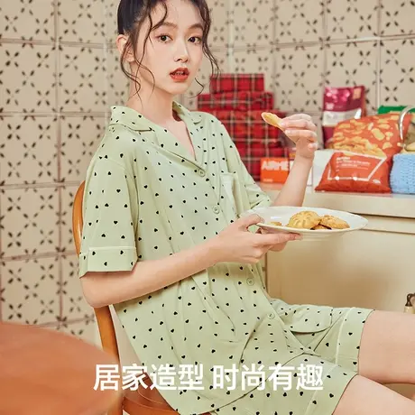 森马女士家居服套装莫代尔棉2025夏季薄款7A级抗菌女生可外穿内搭商品大图