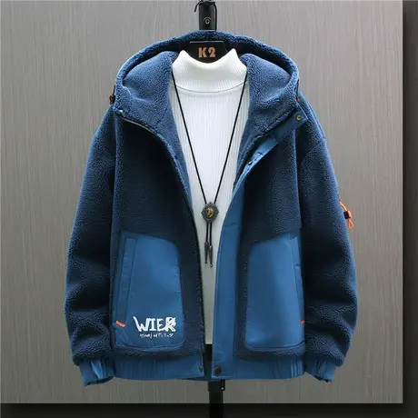 男孩14加厚外套棉衣12中大童初中学生13冬装棉服15颗粒绒16岁棉袄商品大图