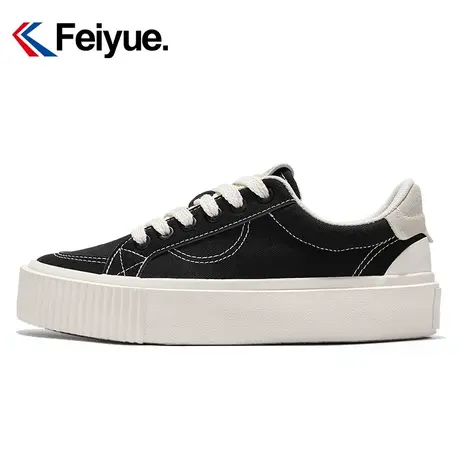 feiyue/飞跃百搭帆布鞋女款2024春季低帮时尚软底透气休闲板鞋897图片