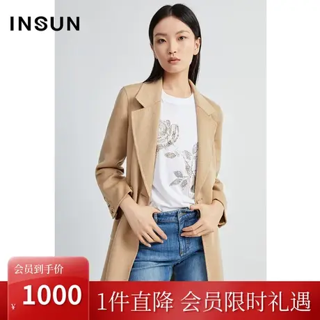 [高支羊毛]恩裳冬季2022年羊毛一手长双面呢毛呢外套商品大图