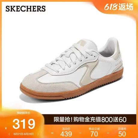 Skechers斯凯奇女鞋休闲板鞋2025夏季新款德训鞋时尚耐磨舒适平底商品大图