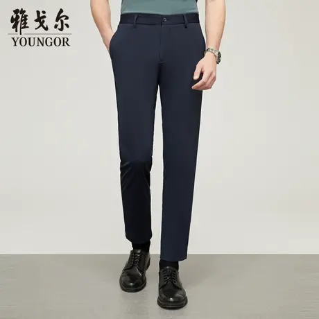 雅戈尔奥莱 男装休闲裤秋季商务休闲针织休闲长裤男商品大图