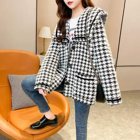 毛衣2024年新款女装春秋季春款春装女士针织开衫宽松百搭外穿爆款商品大图