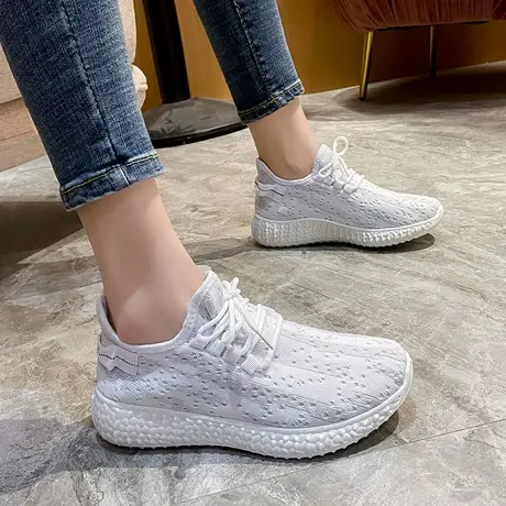 运动鞋女2024年春季新款透气网鞋椰子老爹休闲春秋款跑步鞋子单鞋商品大图