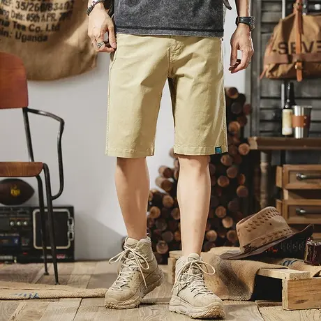 Modi Nick/摩帝尼克百搭宽松潮流五分裤男士工装裤百搭中性风短裤商品大图