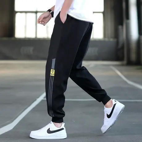 12青少年秋季休闲长裤子男孩15岁高中初中学生13大童男装运动裤16商品大图