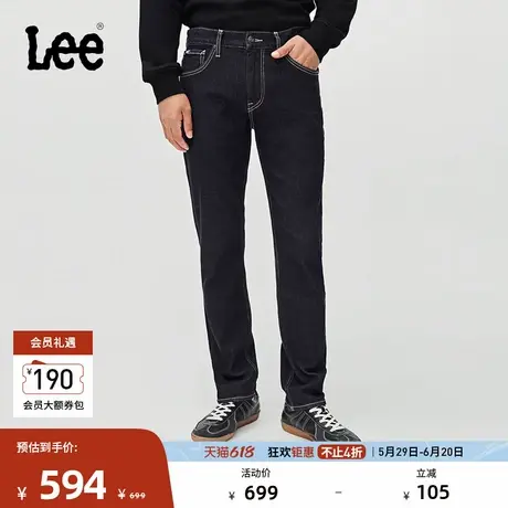 Lee25早秋新品723修身中腰直筒五袋款不易褪色清水洗男牛仔裤潮流图片