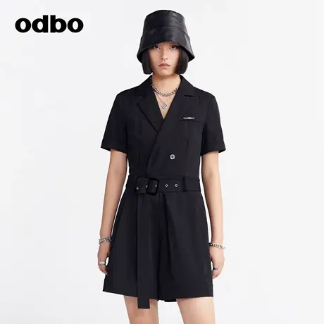 odbo/欧迪比欧odbo/欧迪比欧潮酷连体裤夏季女24新款高级感连衣裤图片