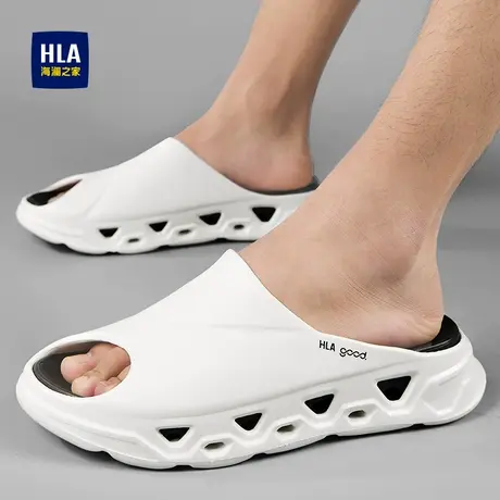 HLA/海澜之家可拆卸拖鞋男士夏季外穿凉鞋时尚潮流防滑厚底软底商品大图