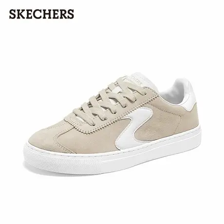 Skechers斯凯奇2025夏新款女鞋稳定弧经典板鞋透气舒适运动休闲鞋商品大图