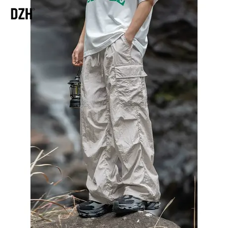 男士户外工装裤子男款春秋美式机能冲锋裤休闲长裤2024新款直筒裤商品大图