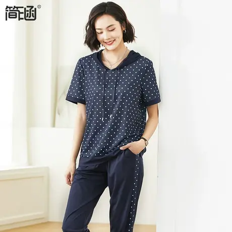 胖妹妹显瘦套装简涵高端轻奢大码女装夏装新款2023年品牌加肥加大图片