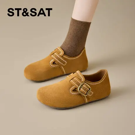 星期六复古勃肯拖鞋女2026年春季新款棕色外穿拖鞋防滑百搭单鞋爆图片