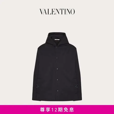【12期免息】华伦天奴VALENTINO男士 V DETAIL 尼龙连帽外套图片