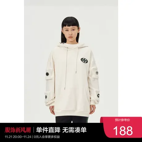 太平鸟气质流行春秋SUPERCHINA系列连帽卫衣ASDCC1405图片