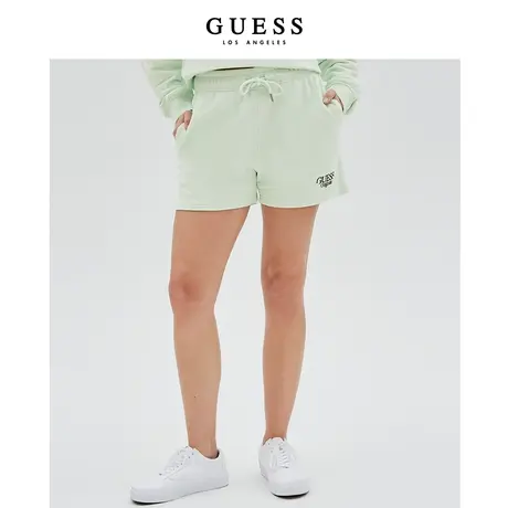 【38上新季】GUESS新款女经典LOGO小众五分短裤商品大图