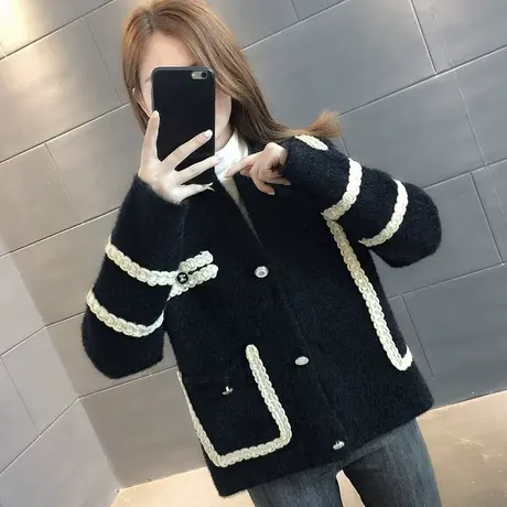 毛衣2024年新款女装春秋季春款春装女士针织开衫宽松百搭外穿爆款图片