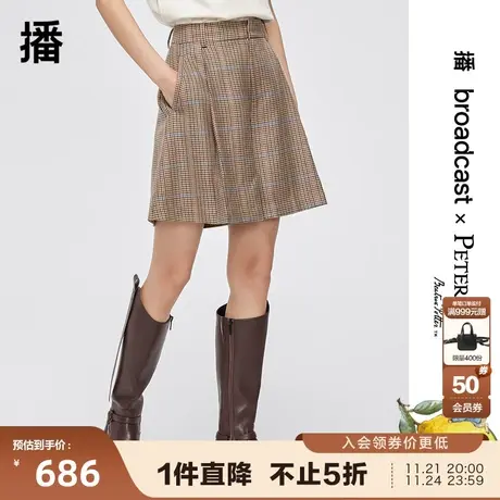 播商场同款Peter Rabbit联名系列2023秋新款裤子女BDQ1KD0324商品大图