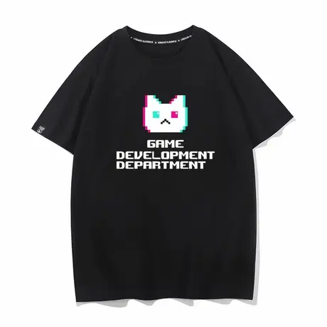 碧蓝档案蔚蓝游戏周边才羽桃井同款短袖t恤男女夏季纯棉宽松半袖商品大图