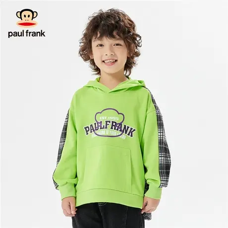 大嘴猴童装春秋儿童卫衣2023新款男童连帽长袖圆领上衣中大童潮流商品大图