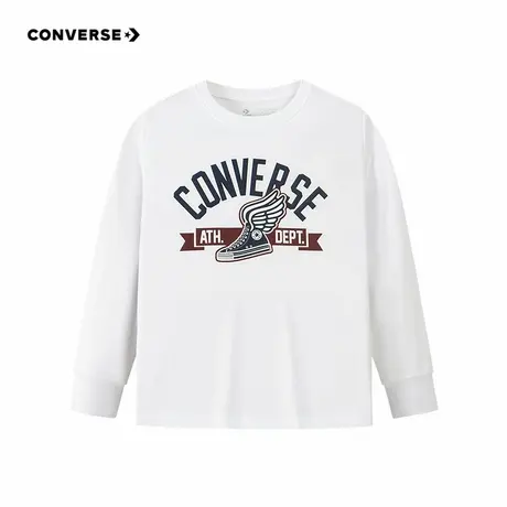 匡威童装男童长袖T恤2025秋季新款中大童休闲亲肤上衣打底衫时尚图片