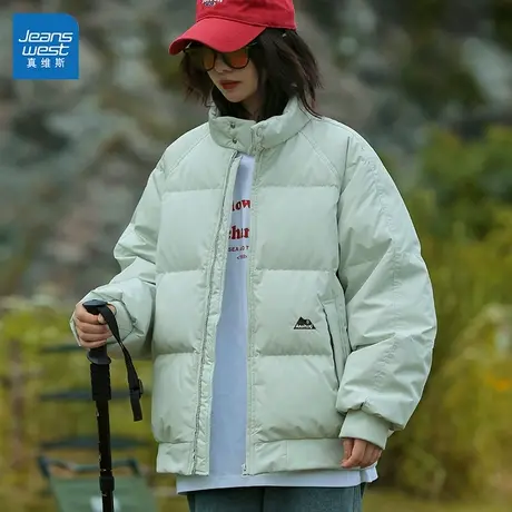 GL真维斯棉服外套女冬季加厚2025新款日系休闲潮流时尚立领面包服图片