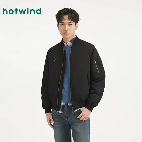 热风2025年冬季新款男士夹克羽绒服图片