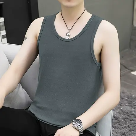 300g重磅德绒背心男秋冬保暖健身无袖运动篮球坎肩双面绒打底马甲商品大图