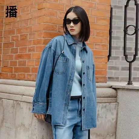 【设计总监然姐】播外套DDQ2WD5005街景对白图片