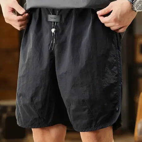 男士短裤运动休闲夏季薄款宽松五分裤大码直筒透气男款裤子五分裤商品大图