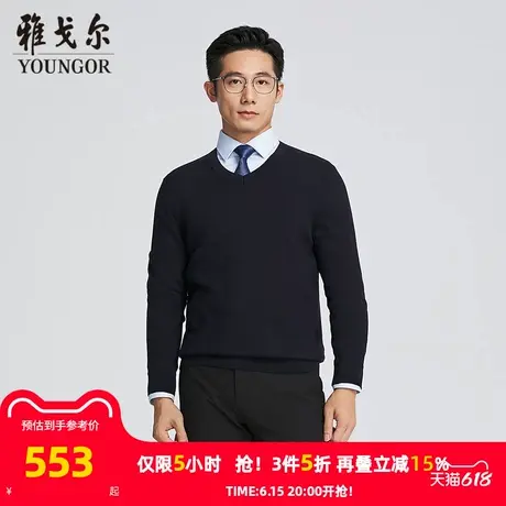 【商场同款】雅戈尔男士羊毛衫秋冬新款官方商务休闲羊毛衫男图片