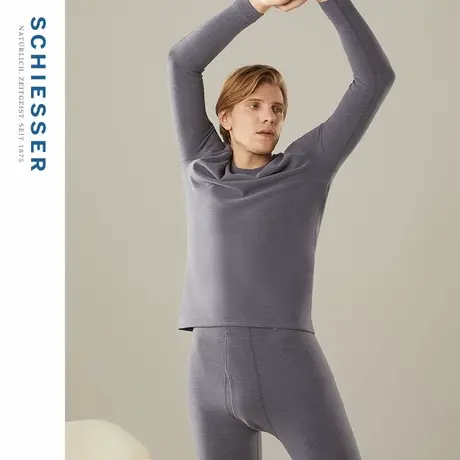 SCHIESSER舒雅双面绒加绒加厚柔软亲肤男士保暖内衣套装20739W商品大图