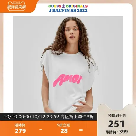GUESSORIGINALSxJ BALVIN女士潮酷T恤-W2YI19K9RM1商品大图