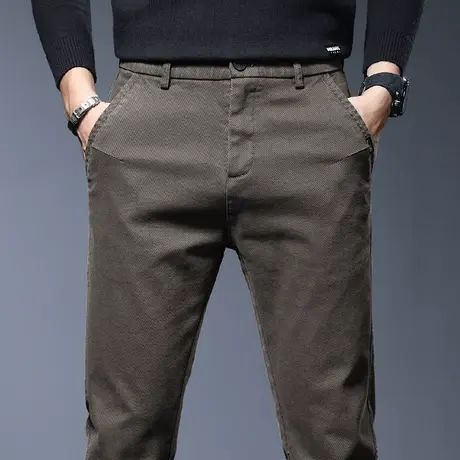 秋冬季宽松直筒商务西裤男士休闲长裤男装2024新款男裤子冬裤男款商品大图