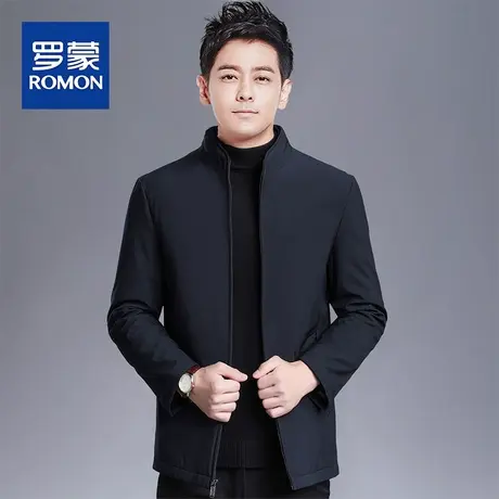 罗蒙棉衣男加厚2023秋冬季新款棉袄男装中年羽绒棉服男士爸爸外套图片