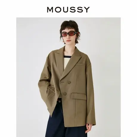 MOUSSY 2024新品智性通勤风后背不规则通勤西装外套028HSZ30-0461商品大图