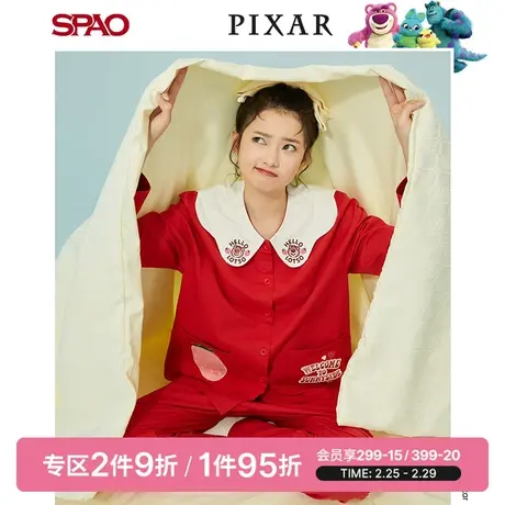 SPAO皮克斯毛毛狂欢系列春季新款闺蜜款睡衣套装SPPPD1CD04图片