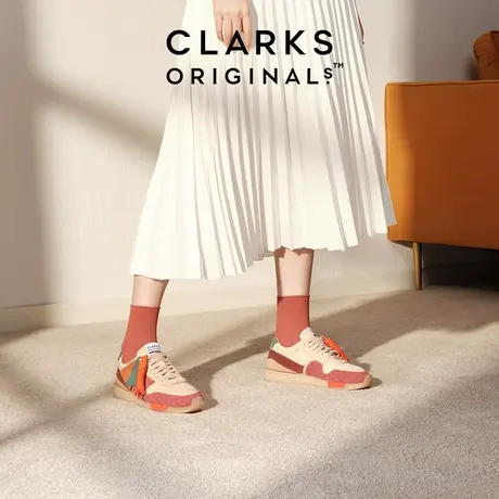 Clarks其乐Originals系列春季托尔复古跑鞋女女鞋运动鞋德训鞋图片